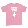 warning choking hazard printed Youth Tee