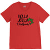 holly jolly christmas V-Neck Tee