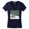 i&rsquo;d lock my bike to yours anytime Women's V-Neck T-Shirt