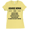 Aquarius Woman Ladies Fitted T-Shirt