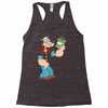 popeye spinach retro mens funny Racerback Tank