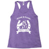 personalised pony horse and rider Racerback Tank