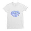i love being a senior citizen Ladies Fitted T-Shirt
