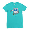 blue screen of death Ladies Fitted T-Shirt