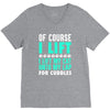 cat cats lift lifting fitness V-Neck Tee