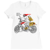 lets the adventure begin Ladies Fitted T-Shirt