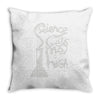 science gets me high Throw Pillow