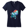 rainbow Women's V-Neck T-Shirt