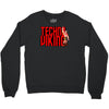 funny techno viking 3, ideal birthday present or gift Crewneck Sweatshirt