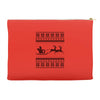 ugly santa claus Accessory Pouches
