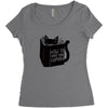 how to train your human Women's Triblend Scoop T-shirt