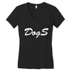 dogs Women's V-Neck T-Shirt