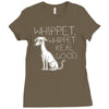 whippet .. Ladies Fitted T-Shirt