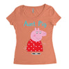 peppa pig aunt pig Women's Triblend Scoop T-shirt