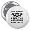 good morning Pin-back button