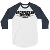 Backpacker Explore The World 3/4 Sleeve Shirt