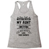 Dear Aunt, Thanks For Being My Aunt Racerback Tank