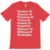 reindeer names T-Shirt