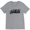 Avengers Silhouette V-Neck Tee