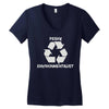 pesky environmentalist Women's V-Neck T-Shirt