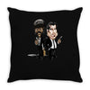 pulp fiction caricature ideal birthday gift present Throw Pillow