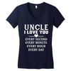 I Love You Uncle Women's V-Neck T-Shirt