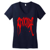 xxxtentacion  revenge Women's V-Neck T-Shirt