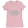 silently correcting your grammar Ladies Fitted T-Shirt