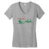 ugly santa ho ho hoo! Women's V-Neck T-Shirt