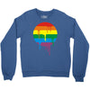 rainbow colored stripes dot running splashes Crewneck Sweatshirt