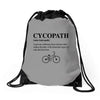 Cycopath Noun Drawstring Bags