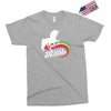 totally straight funny rainbow unicorn gay pride novelty fashion Exclusive T-shirt