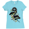 many colors  snake Ladies Fitted T-Shirt