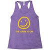 the game is on Racerback Tank