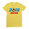 world cup russia 2018 Ladies Fitted T-Shirt