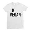 be vegan Ladies Fitted T-Shirt