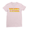 Back To The School Future Ladies Fitted T-Shirt