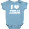 i love someone with autism Baby Onesie