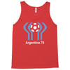 argentina 78 world cup 1978 retro football Tank Top