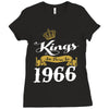 kings are born in 1966 Ladies Fitted T-Shirt