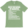 rules for dating my daughter T-Shirt