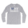 i love my soldier navy camouflage Long Sleeve Shirts