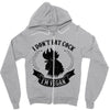 I Don't Eat Cock I'm Vegan Zipper Hoodie