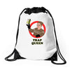 trap queen Drawstring Bags
