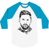 lionel messi 2 3/4 Sleeve Shirt