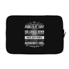 And 8th Day God Look Down So God Made A Aquarius Girl Laptop sleeve