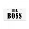 The Boss - The Real Boss License Plate