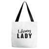 library lady Tote Bags