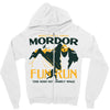 mordor fun run Zipper Hoodie