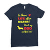 mans best friend Ladies Fitted T-Shirt